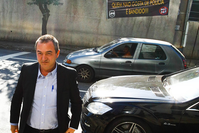 Joesley Batista, da JBS, chega para depor na sede da PF 