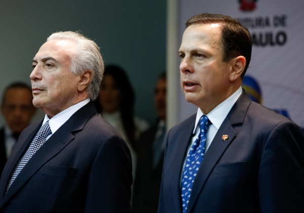 Temer diz que as portas do PMDB estão abertas para Doria 