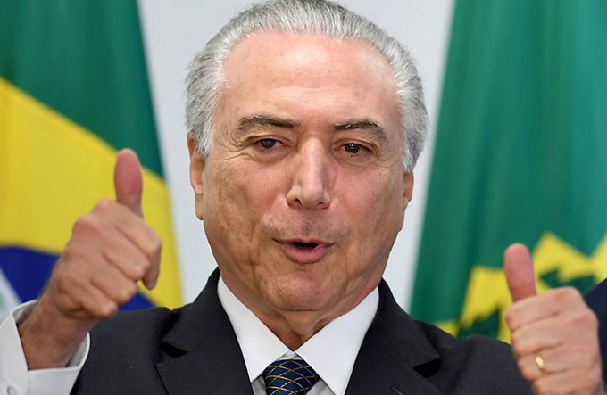Temer diz ter força necessária para resistir aos que querem parar o país