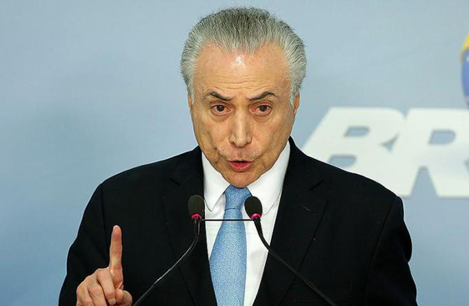 Presidente e ministros são investigados no inquérito do PMDB