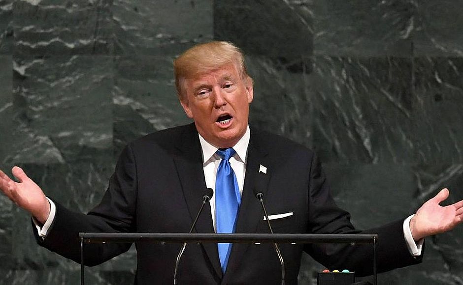 Trump ameaça destruir Coreia do Norte se 'não tiver escolha'