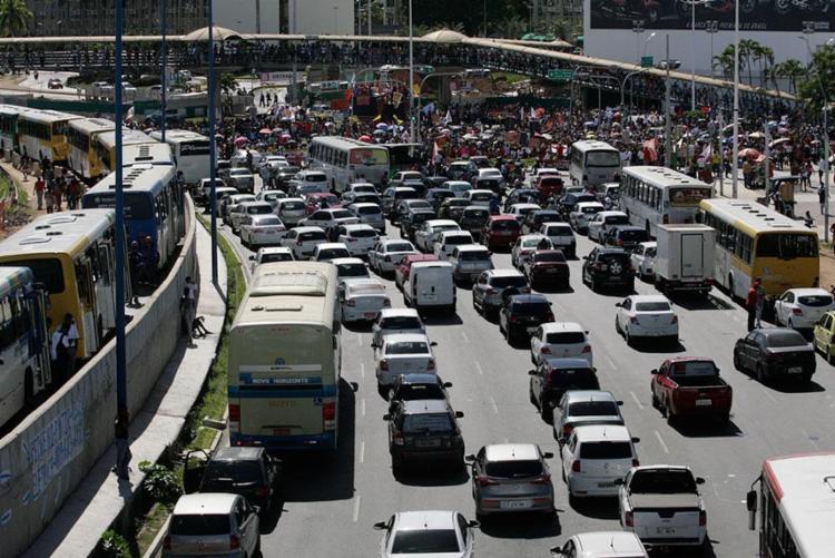 Salvador é a capital mais congestionada do Nordeste