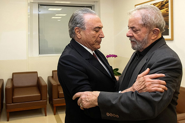 Maioria quer Lula preso e Temer processado, diz pesquisa 