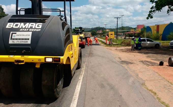 Após protesto, Bahia Norte constrói novos quebra-molas 