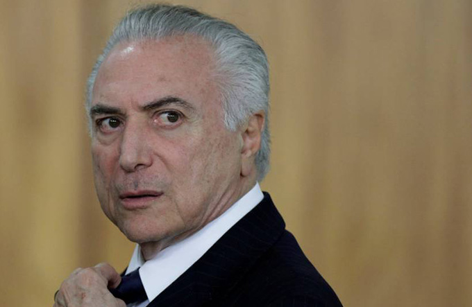 Câmara começa a analisar denúncia contra Temer hoje