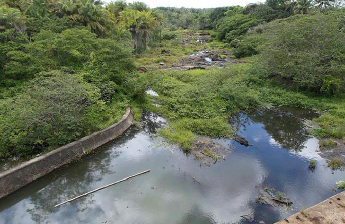 Poluição e falta de chuva ameaçam o Rio Joanes