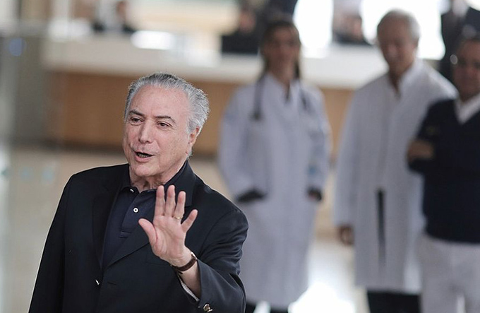 Michel Temer recebe alta após cirurgia urológica