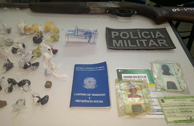 Pojuca: Droga e arma são encontradas em residência no Corujão