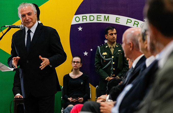 Em Itu, Temer diz que Brasil 'tem tendência para o autoritarismo'