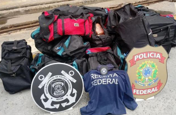 Mais de 540 kg de cocaína são localizados no porto de Salvador