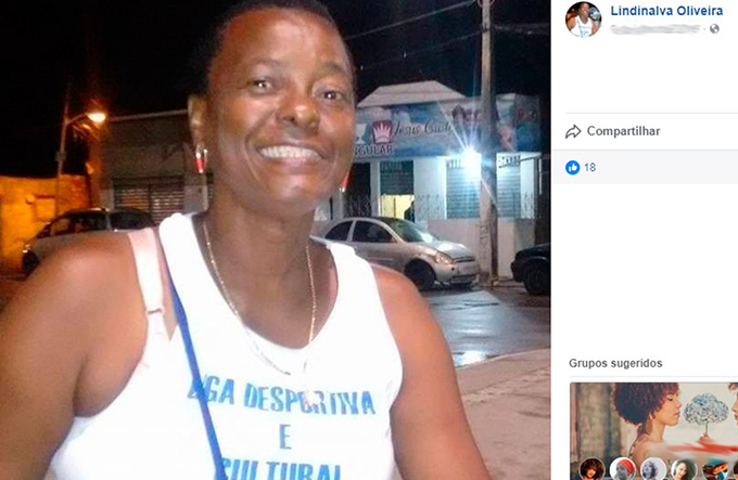 Presidente de liga de futebol é morta com tiro no rosto em Salvador