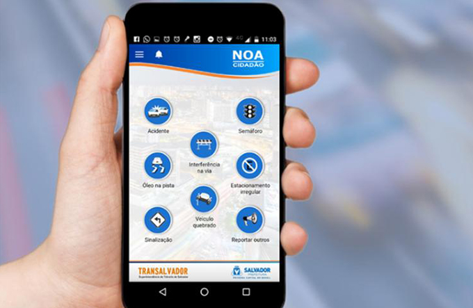 Multa será informada via app NOA Cidadão