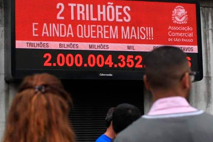 Brasileiros já pagaram R$ 2 trilhões em impostos em 2017