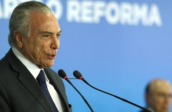 Temer: se reforma não for votada este ano, será no início de 2018