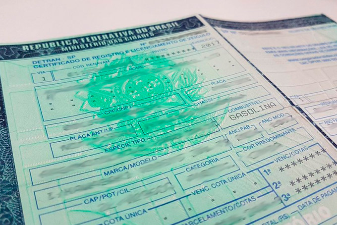 Documento de veículos terá versão digital até o final de 2018