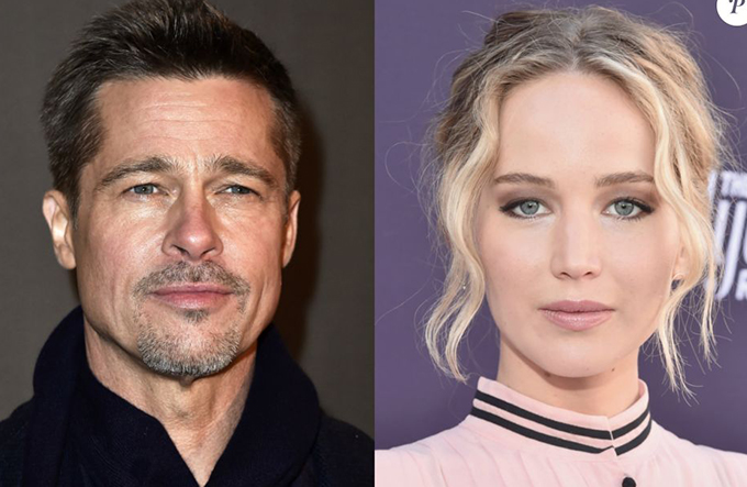Brad Pitt vive romance com Jennifer Lawrence