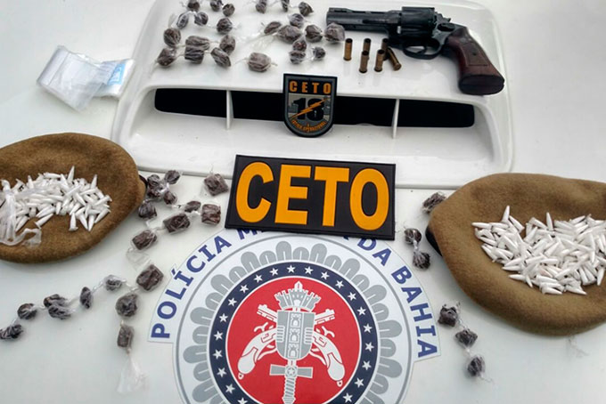 300 porções de cocaína e maconha apreendidas no Centro Histórico