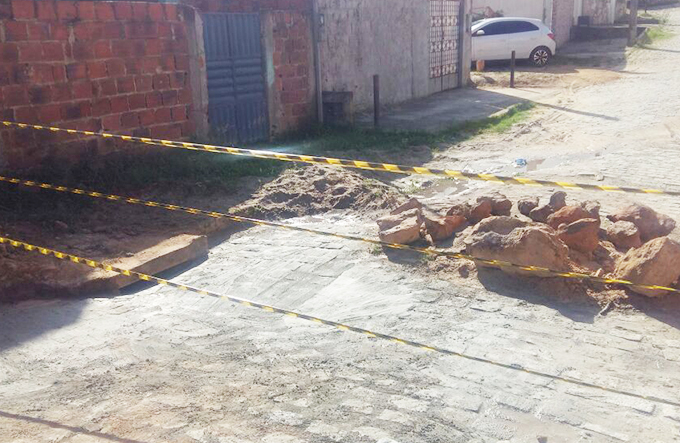 Após denúncias, Seosp recupera trecho de rua no Diamante 