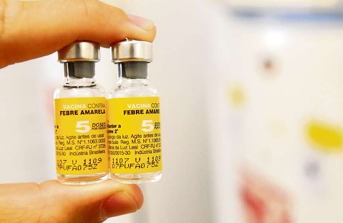 Vacina contra febre amarela está disponível em postos de Mata
