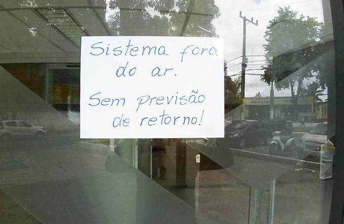 Ação criminosa provoca fechamento da agência do BB 
