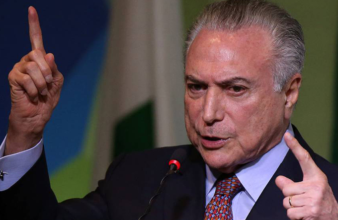 Para Temer, julgamento de Lula mostra 'instituições funcionando'