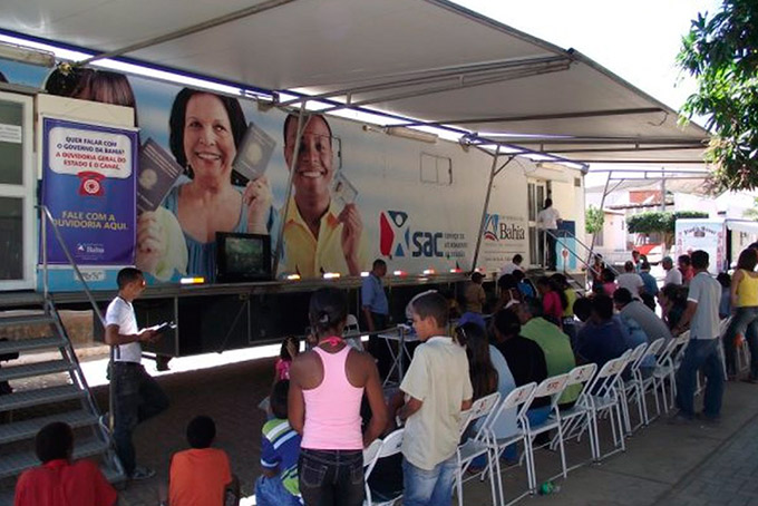 SAC Camaçari atende em posto móvel após mudança de endereço