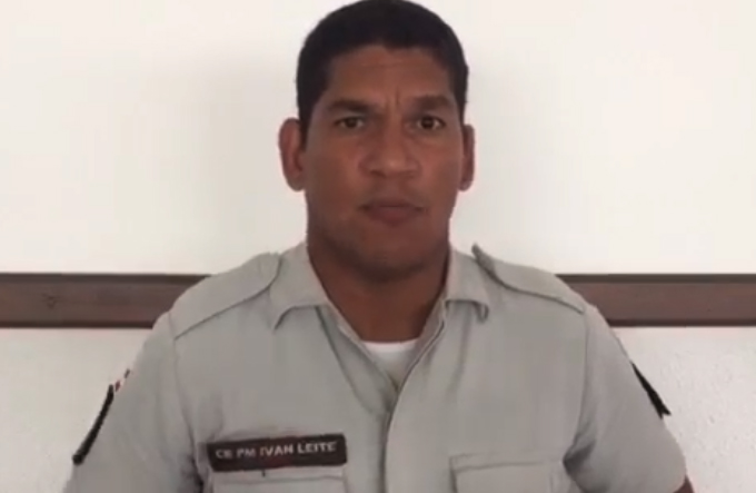 Cabo da PM repudia críticas de artistas à corporação; Confira vídeo