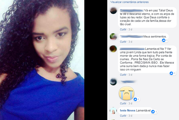 Jovem de 18 anos é morta a facadas por ex-companheiro