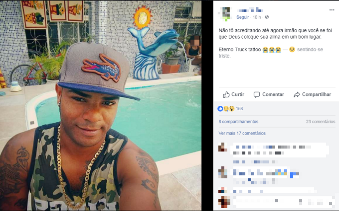Tatuador é morto a tiros em bairro do subúrbio 