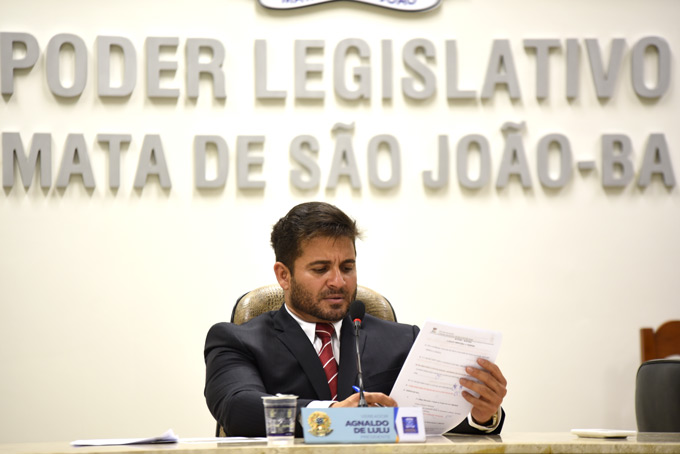  Projeto de Agnaldo de Lulu propõe redução da taxa de esgoto