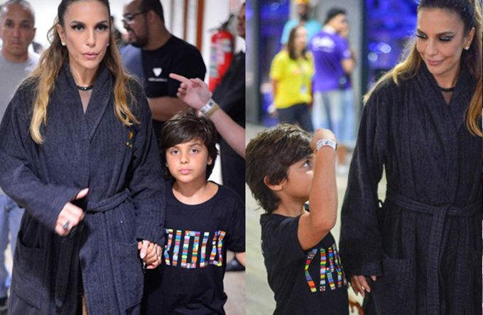 Ivete Sangalo compartilha vídeo do filho tocando bateria