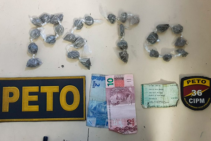 Homem é preso acusado por tráfico de drogas em Dias d'Ávila 