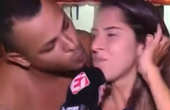 'Mereço ser respeitada', diz repórter que foi surpreendida com beijo 