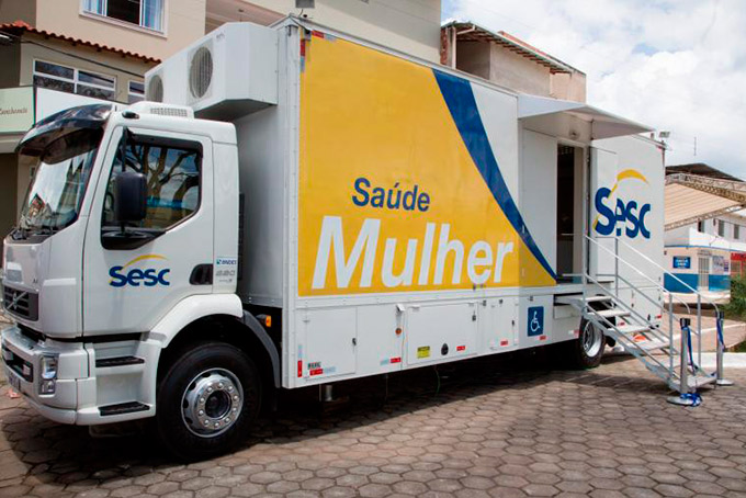 Unidade móvel “Sesc Saúde Mulher” realizará exames gratuitos