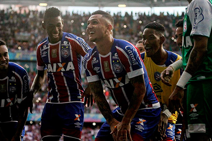 Vinícius descarta dancinha no Barradão: 'Em respeito ao Vitória'