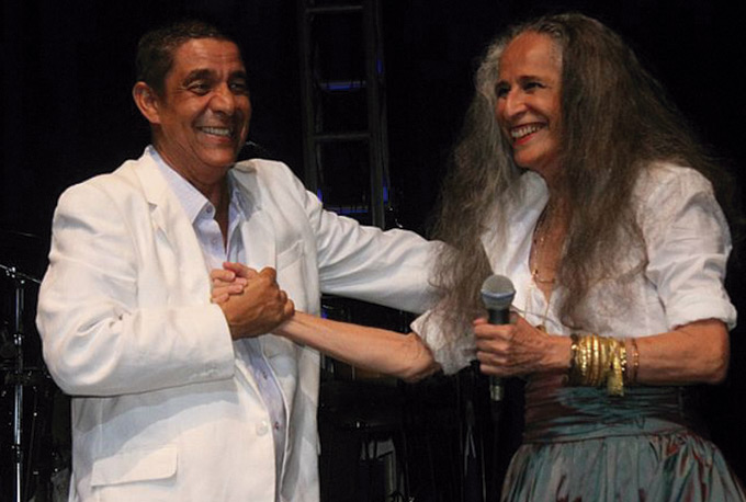 Amizade marca show inédito de Bethânia e Zeca Pagodinho