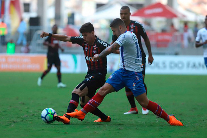 Bahia perde chances de gol e fica no 0x0 contra o Atélico-PR