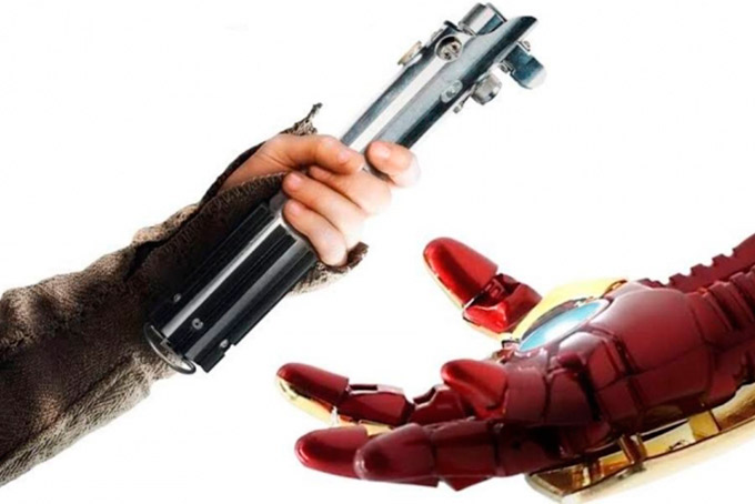 Star Wars parabeniza Marvel por quebrar recorde de bilheteria