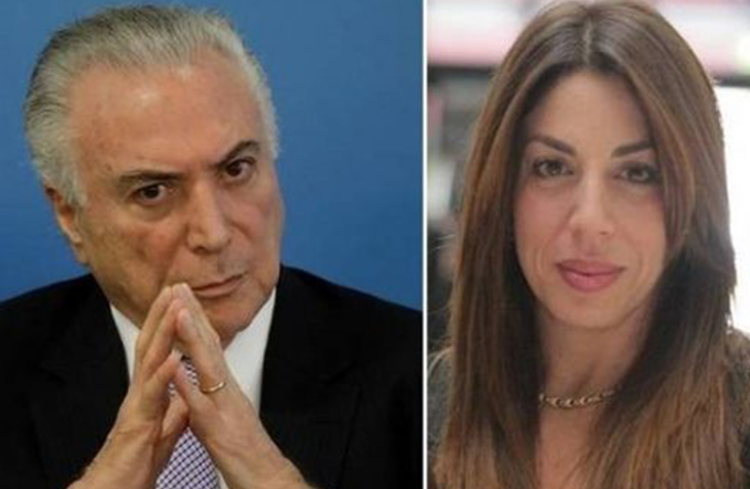 Após revelação do conteúdo à PF, Temer se encontra com filha 