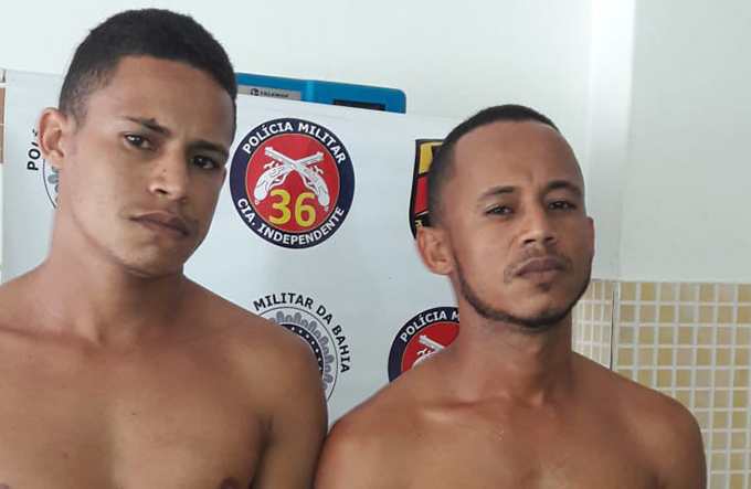 Irmãos são presos com arma e droga em Dias d'Ávila 