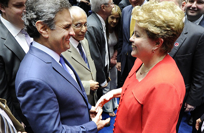 Pesquisa mostra Dilma à frente de Aécio para vaga no Senado