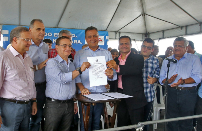 'Hoje a gente tem o apoio do grande governador', dispara Duda Leite