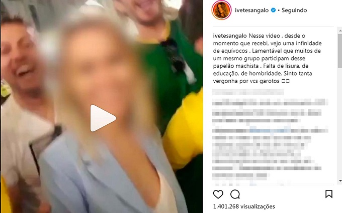 'Papelão machista', diz Ivete sobre vídeo de brasileiros na Rússia 