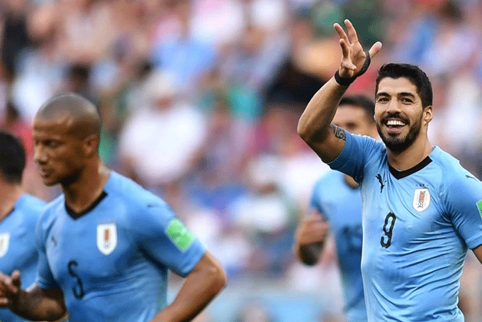 Uruguai vence Arábia Saudita, se classifica e leva Rússia às oitavas