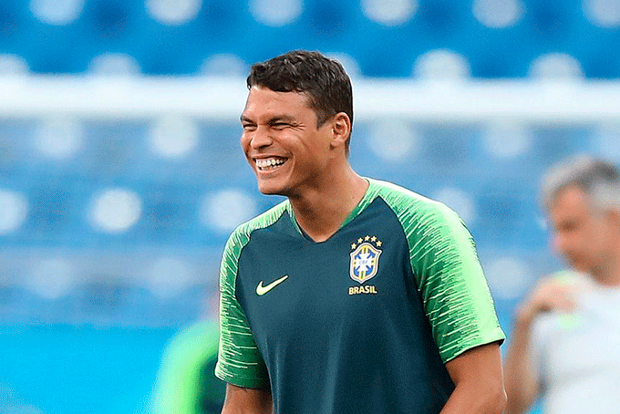 Thiago Silva será o capitão do Brasil contra a Costa Rica