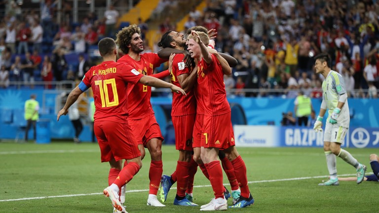 Belgica vence Japão de virada e pega Brasil nas quartas