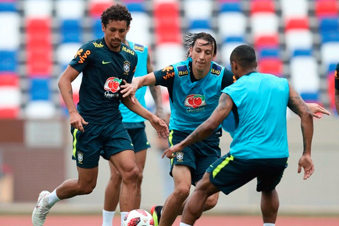Seleção brasileira treina e despede-se de Sochi sua base na Copa 
