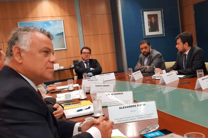 Alexandre Rossi foi a Brasília em busca de recursos para projetos