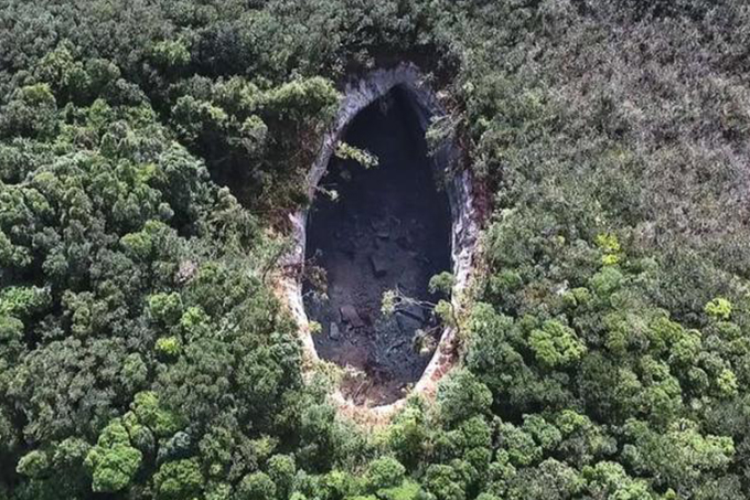 Cratera em Matarandiba registra aumento e chega a quase 78 metros