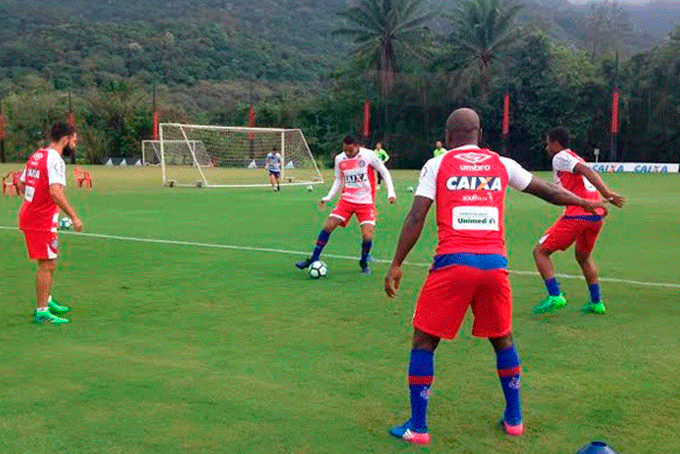 Em São Paulo, Bahia inicia preparação para enfrentar o Cruzeiro